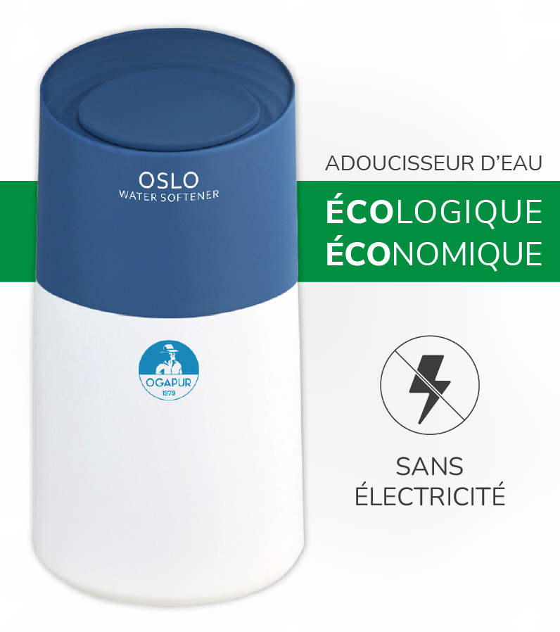 OSLO COMPACT 11L - Adoucisseur d'eau SANS ÉLECTRICITÉ