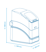 QUINTO 8 - Adoucisseur d'eau SANS ÉLECTRICITÉ